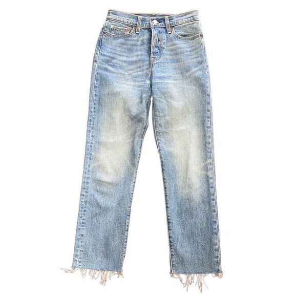 Levi’s High Rise Straight Leg Mom Jeans - 25 - Picture 1 of 9